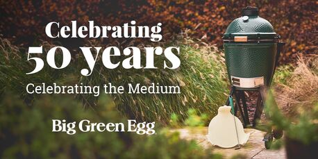 Kamadogrillisetti Big Green Egg Medium, 50-vuotisjuhlakampanja
