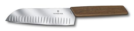 Victorinox Santoku 17 cm, Ruskea